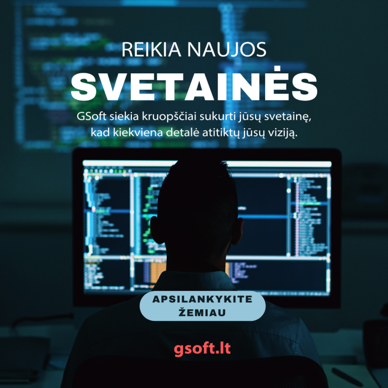 Svetainių kūrimas: Išsamus procesas nuo dizaino ir funkcionalumo iki optimizacijos ir sėkmingo paleidimo